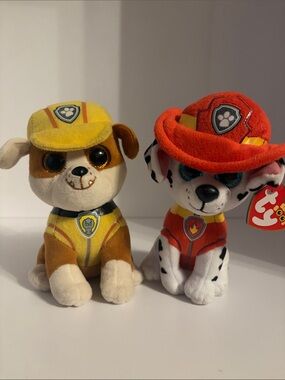 Paw Patrol Plush Toy Set - Marshall & Rubble